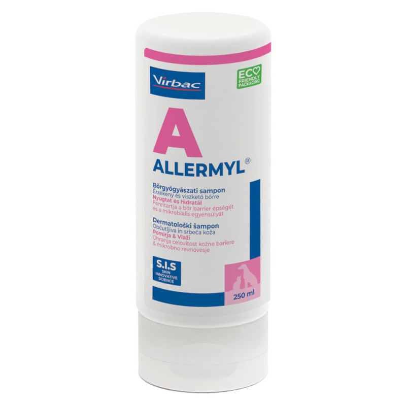 Virbac Allermyl Shampooing dermatologique chat chien 250ml