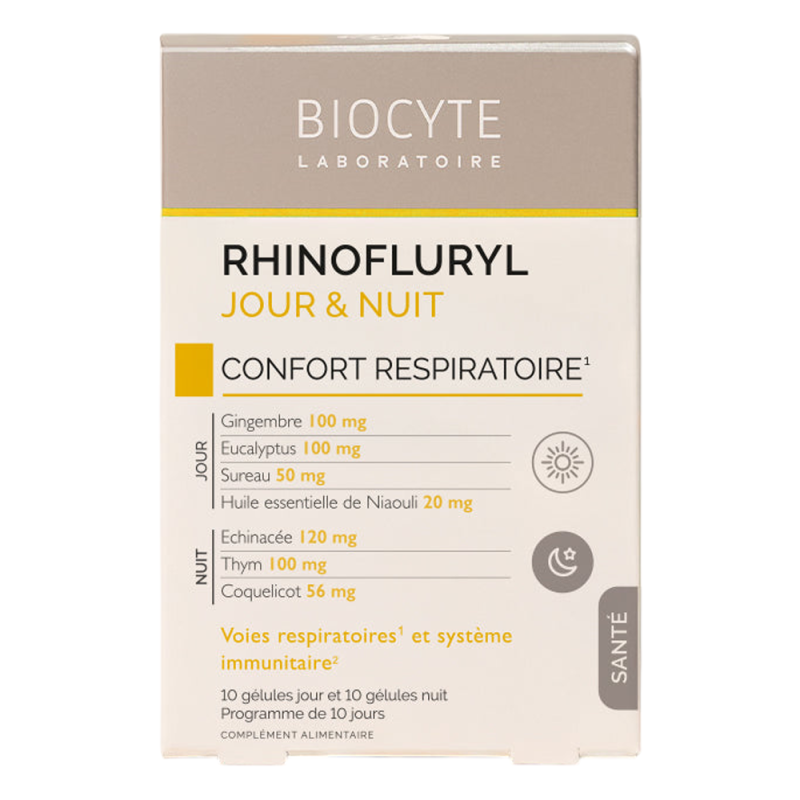 Biocyte Rhinofluryl Jour & Nuit 20 gélules