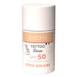 Biocyte Tattoo Derm stick solaire SPF50 Stick de 18 grammes