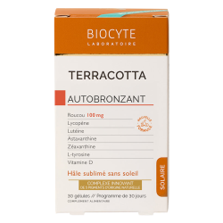 Biocyte Terracotta Autobronzant 30 gélules