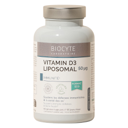 Biocyte Vitamine D3 Liposomal 90 gélules