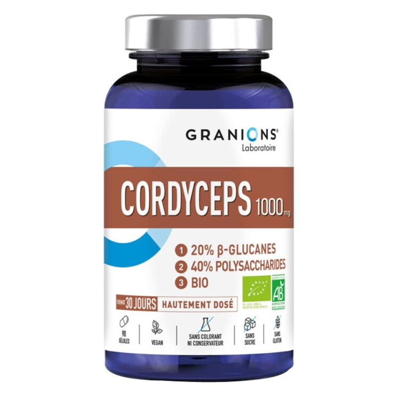 Granions Cordyceps 1000mg 90 gélules