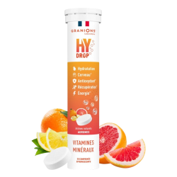 Granions Hydrop arômes Agrumes 20 comprimés effervescents