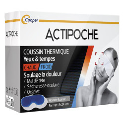 Actipoche Coussin Thermique Yeux & Tempes 8 x 24cm