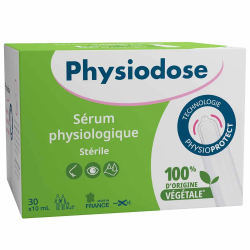 Physiodose Sérum Physiologique 30 unidoses x 10ml
