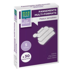 Marque Conseil boîte de 30 pansements multi-formats