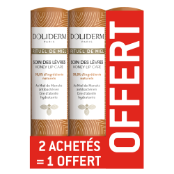 Doliderm Rituel de Miel Lot de 3 sticks lèvres x 4,2gr