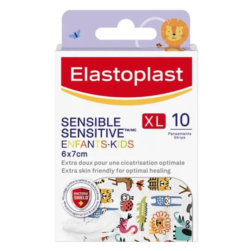 Elastoplast Sensible Enfants 10 pansements XL
