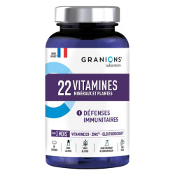 Granions 22 Vitamines Minéraux et plantes 90 comprimés