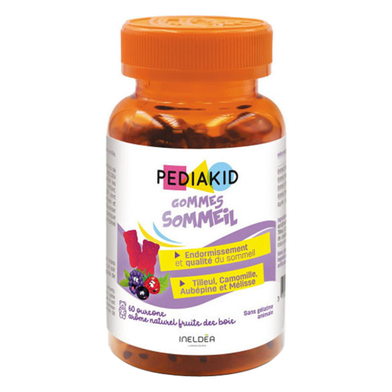 Pediakid Gommes Sommeil pilulier de 60 oursons