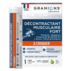 Granions Décontractant Musculaire fort à croquer 30 comprimés