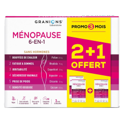 Granions Ménopause 6en1 - 180 comprimés 3 mois