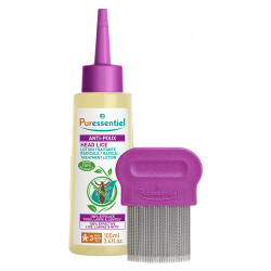 Puressentiel Lotion traitante radicale anti-poux avec peigne