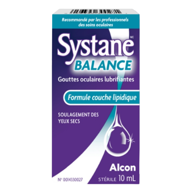 Alcon Systane Balance gouttes oculaires lubrifiantes 10ml