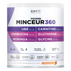 Eafit Poudre Minceur 360 Ubé Kombucha goût pêche 250gr