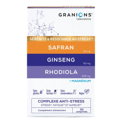Granions Complexe Anti-Stress naturel 30 comprimés