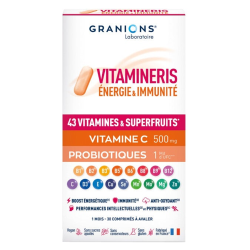 Granions Vitamineris Energie et Immunité 30 comprimés