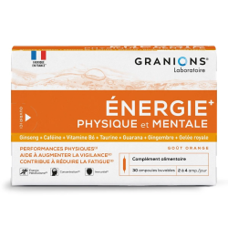 Granions Énergie Physique et Mentale 30 ampoules