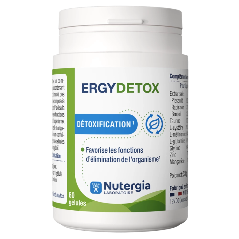 Nutergia Ergydetox 60 gélules