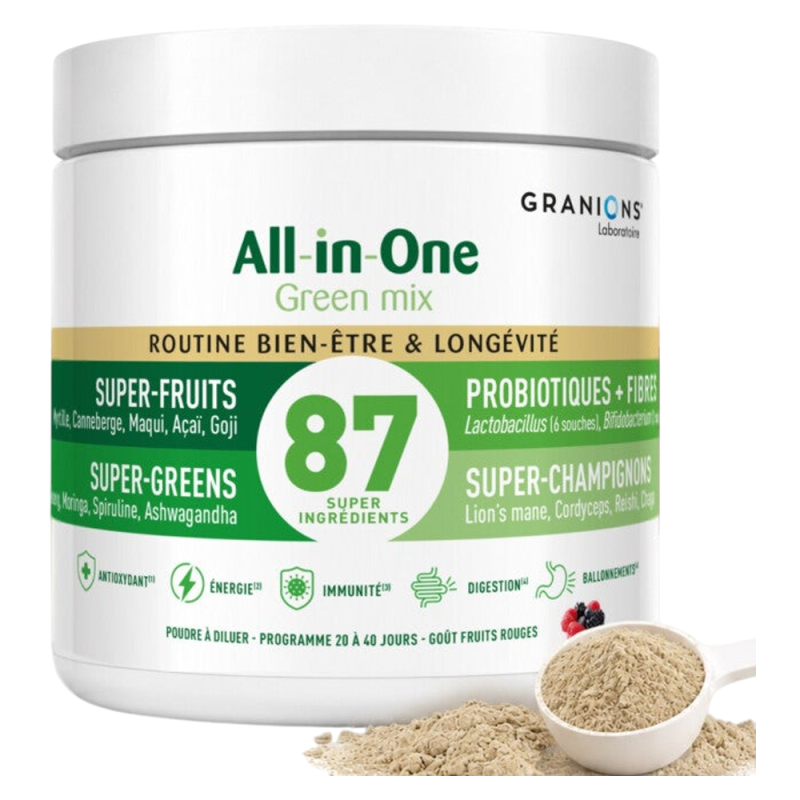 Granions All-in-one Green Mix Routine Bien-être & Longévité