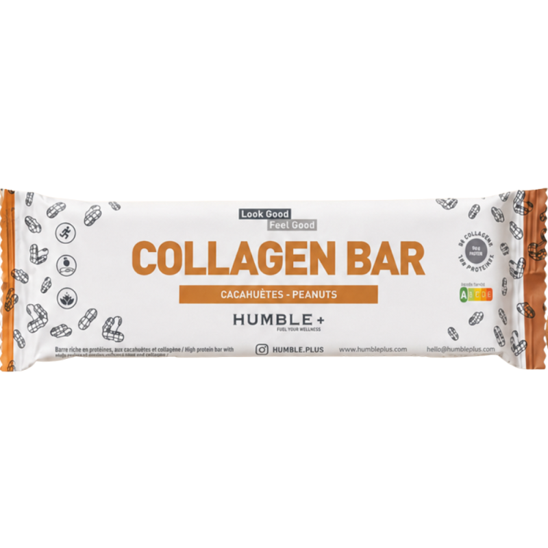 Humble+ Barre Collagène Cacahuète 45g
