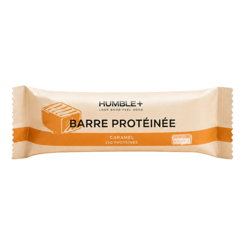 Humble+ Barre protéinée Caramel 50g