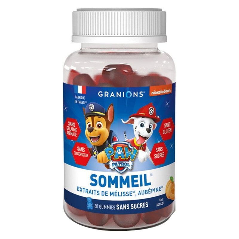 Granions Pat'Patrouille Sommeil 60 gummies abricot