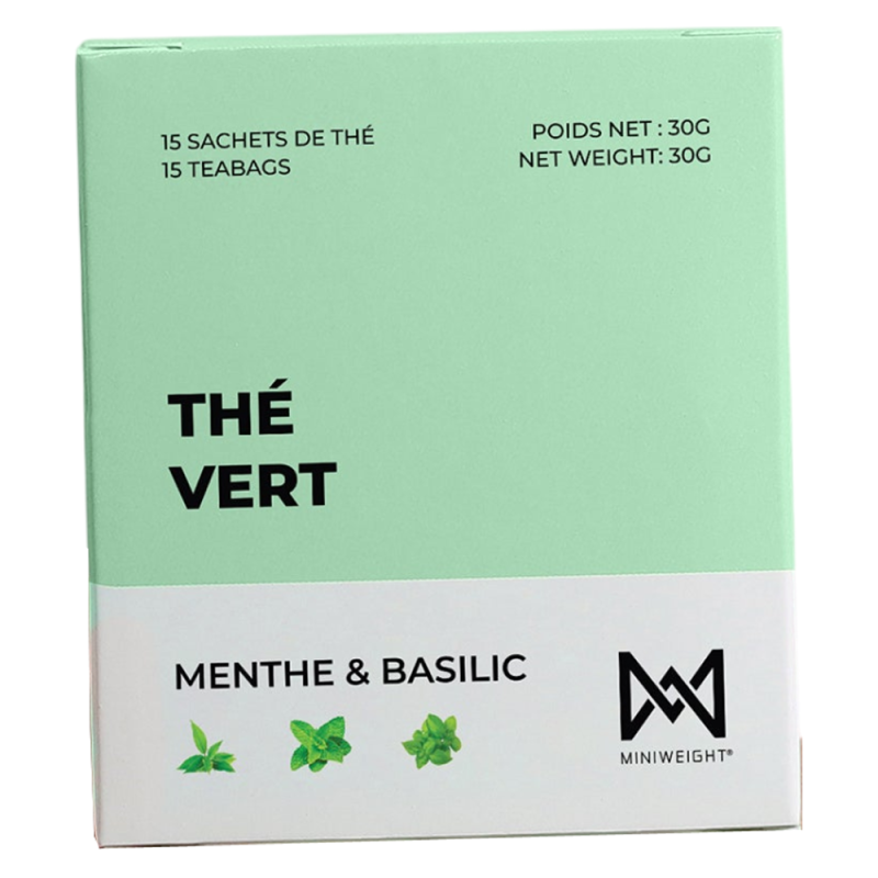Miniweight Thé Vert Menthe & Basilic 30gr