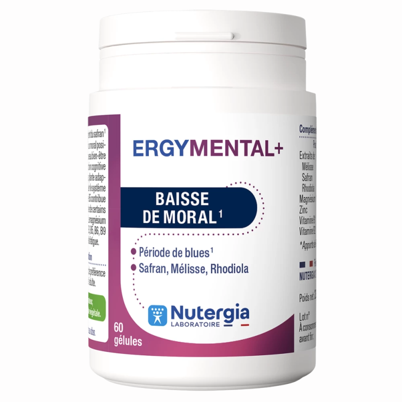 Nutergia Ergymental + 60 gélules