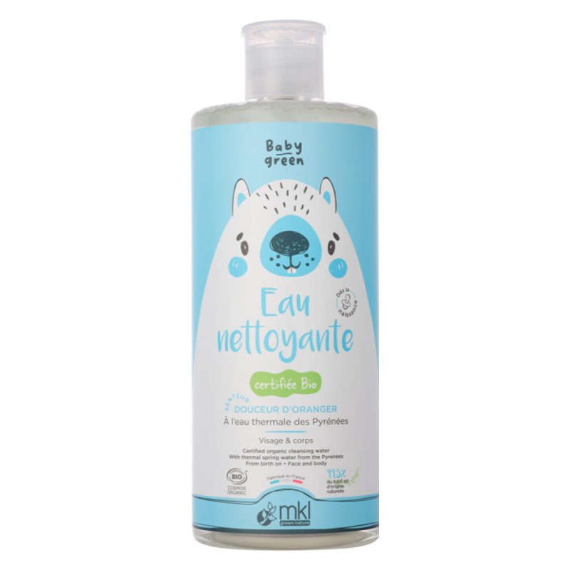 MKL Green Nature Baby green Eau nettoyante bio 1L