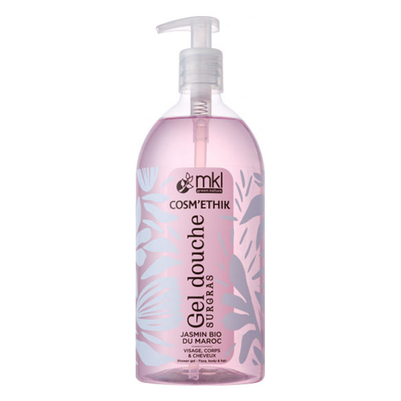 MKL Green Nature Cosm'éthik Gel douche - Jasmin bio du Maroc 1L